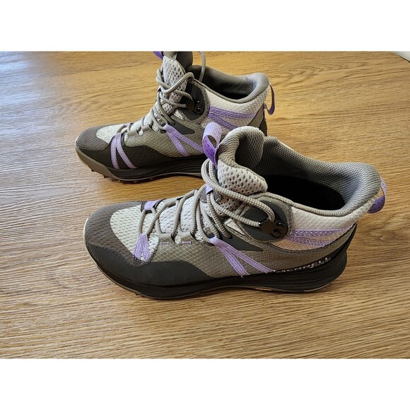 Merrell Siren 4 Mid GTX Womens Hiking Boots Moon/Orchid Womens Size 10 Purple - Picture 2 of 13